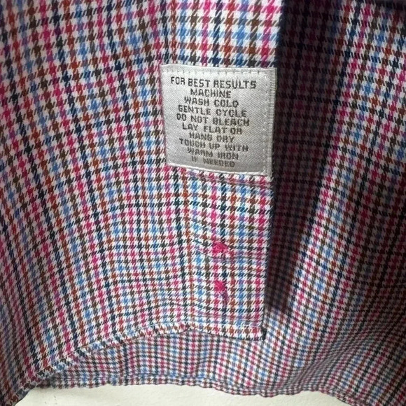 Peter Millar Long Sleeve Button Up Shirt Size X Large - Picture 9 of 10